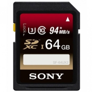 Sony 64GB 94MB/s Class 10 (U3) SDHC 