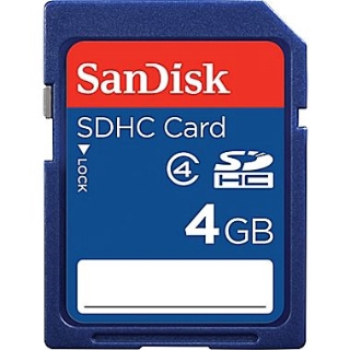 SanDisk Standard 4GB SD Card 