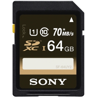 Sony 64GB 70MB/s Class 10 SDHC 